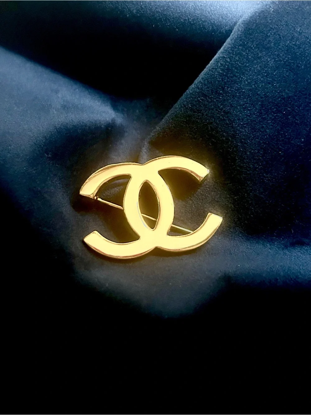 Neiman Marcus Gold Interlocking Logo Brooch
